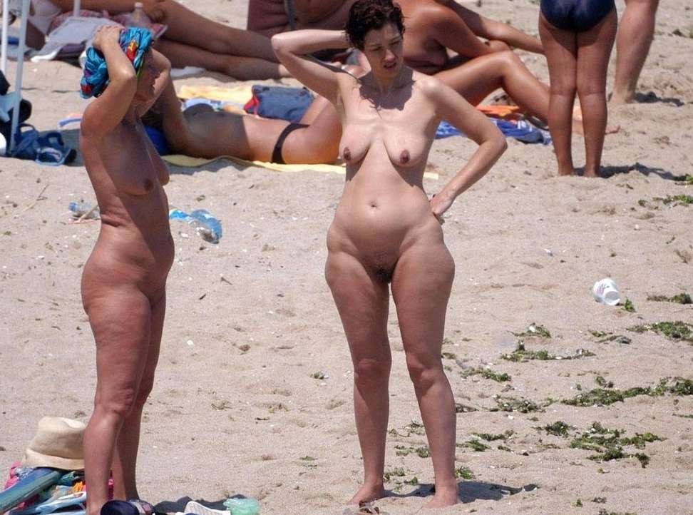 Mature nudist Beach images 