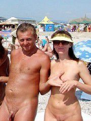 Mature nudist on the beach hidden camera